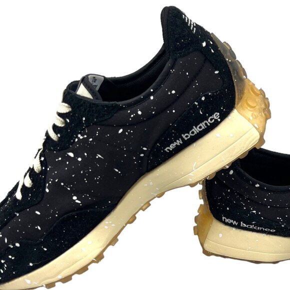 New Balance 327 X Joshua Vides Black White Splatter MS327JSV DS Men size 12 NEW - Picture 11 of 16